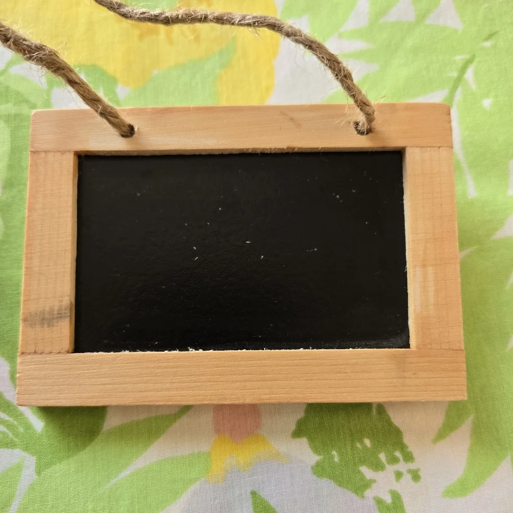 Mini Chalkboard And Easel Set Of 2